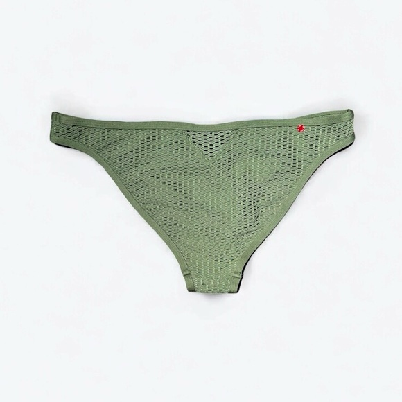 🌻NEW w/tags Red Carter Green Cali Hipster Bikini Bottom Size 8 - Picture 3 of 11